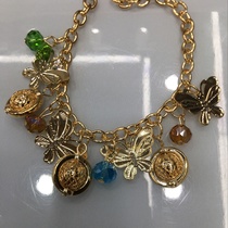 Korean fashion chain Butterfly Tennis crystal women's bracelet