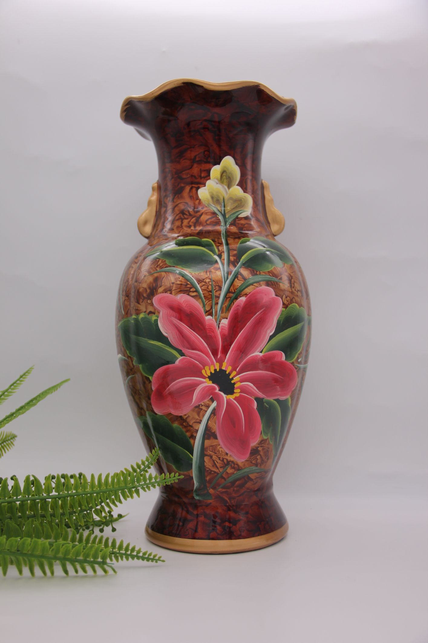 Hand-painted vase arrangement vase arrangement of living room arrangement of flowers Hotel porch happy vase dry flower decoration thumbnail