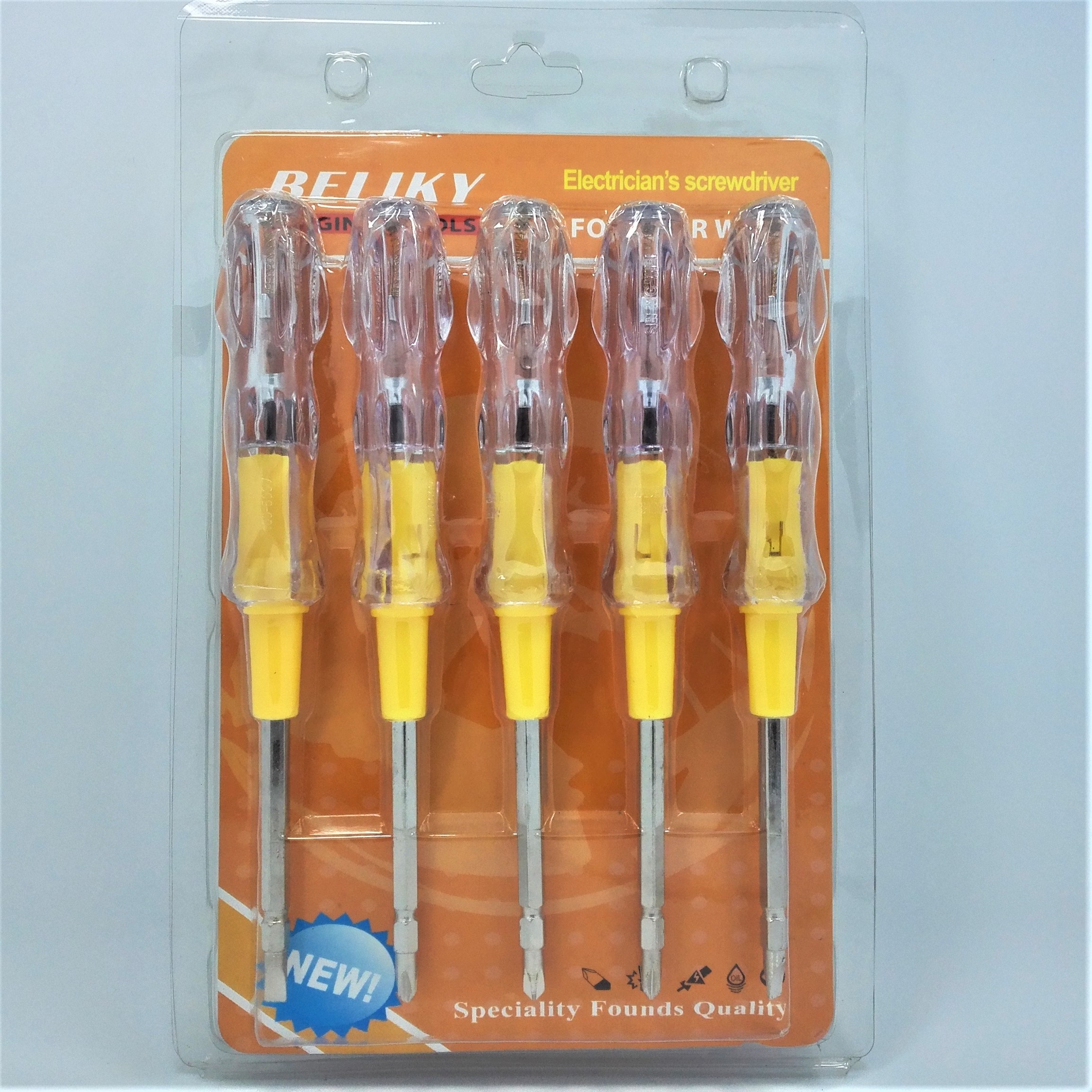 beliky10PC两用电笔测试螺丝刀6厘套装详情图7