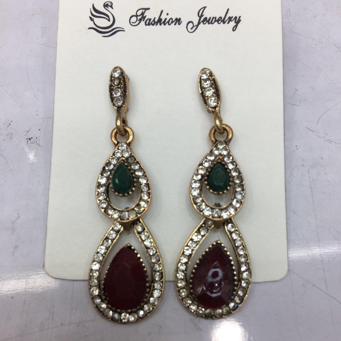 Double drop earrings thumbnail