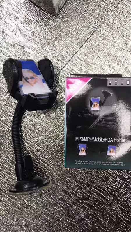 汽车车载吸盘360度软管fly美女手机支架爆款厂家直销详情图1