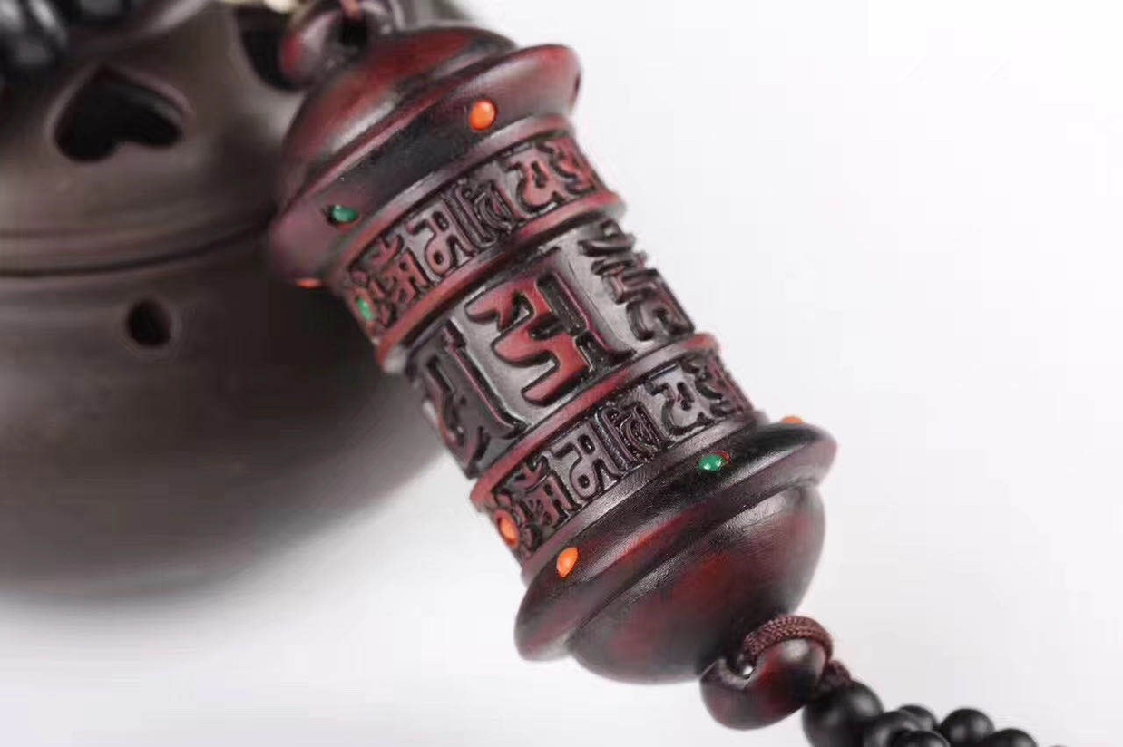 雷击木六字真言车挂