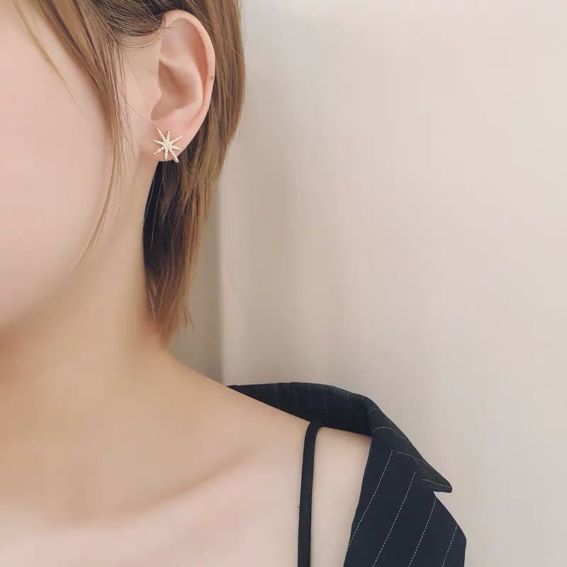 Hot style fashion trend with micro stud earrings