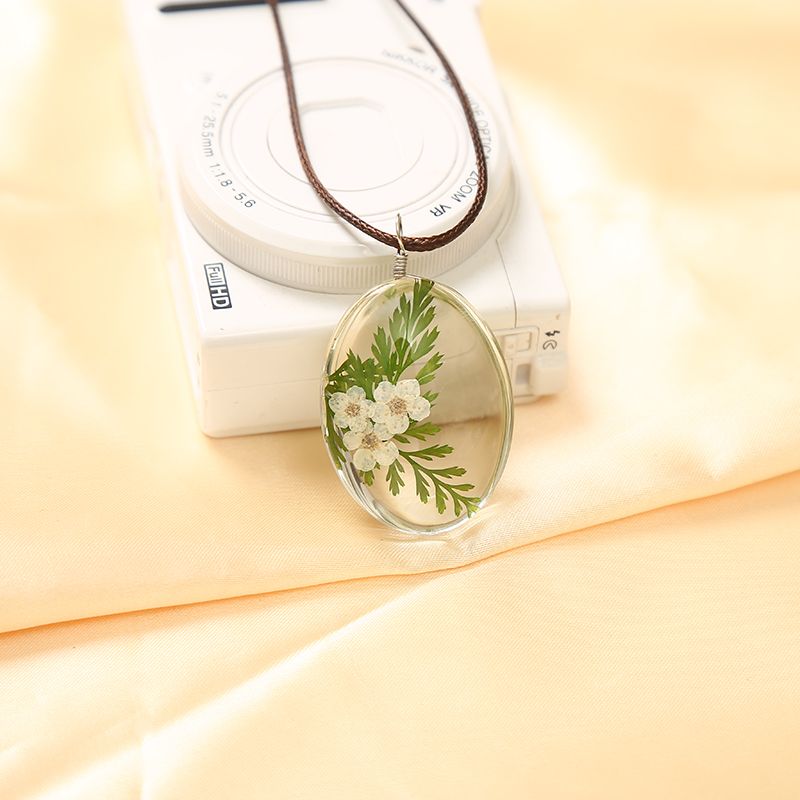 Life Tree Trunk Flower necklace details Picture
