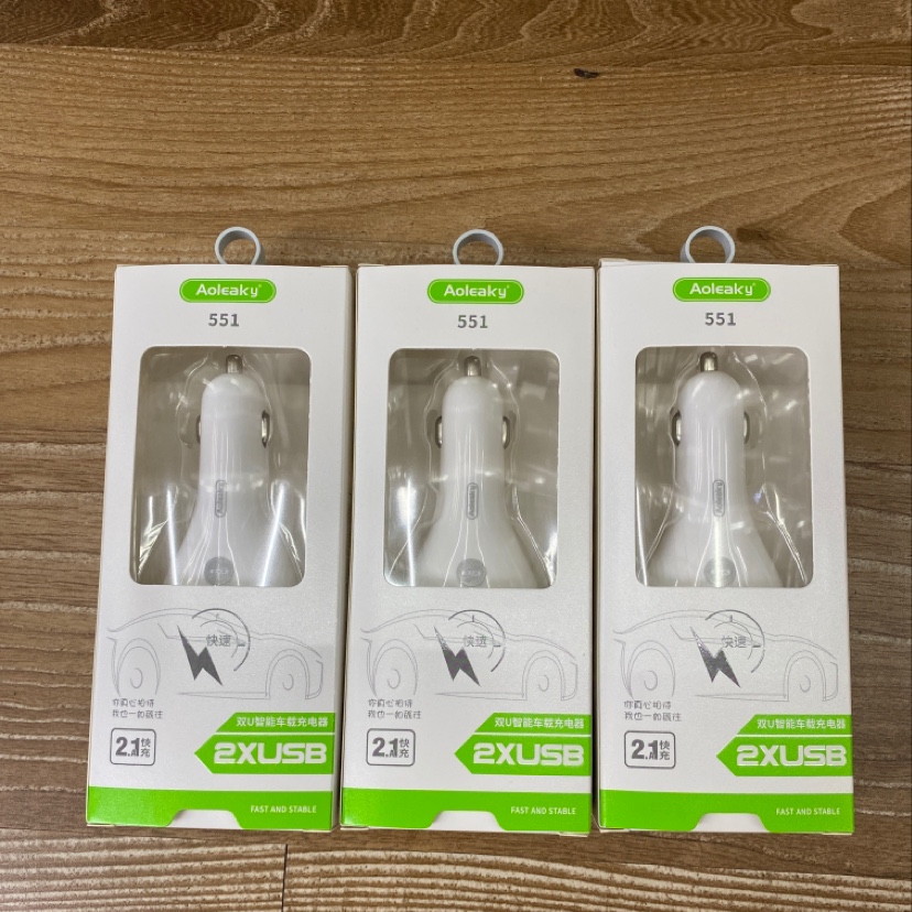 Aolike brand dual-U Smart Car Charger 551