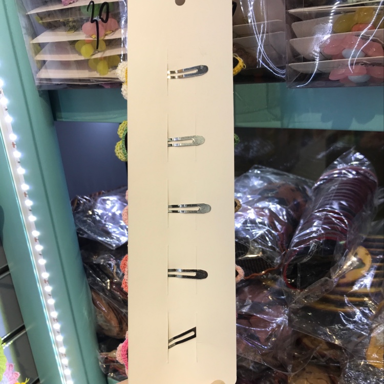 水滴毛线夹加菊花细节图