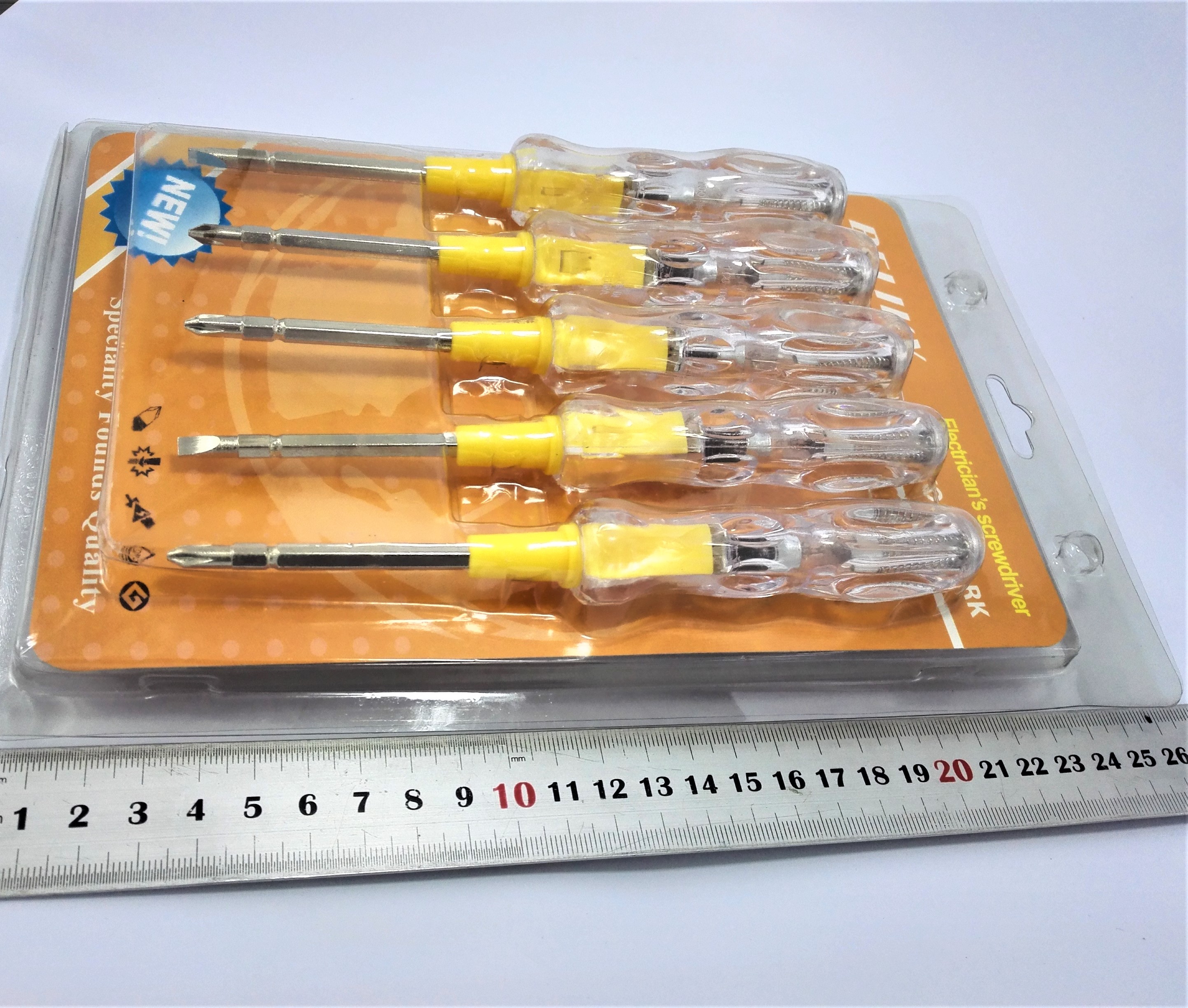 beliky10PC两用电笔5mm螺丝刀中号详情3