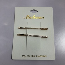 South Korea's Instagram teenage girl hair clip clip headpiece in a row