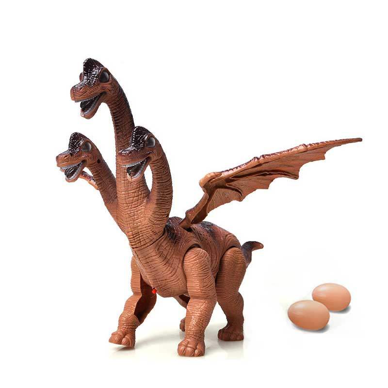 DINOSAUR TOYS 恐龙玩具 三头恐龙 三头生蛋恐龙玩具