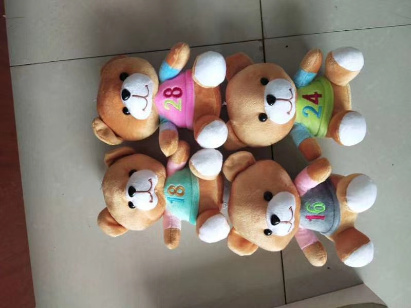 Wholesale of digital bear plush toys and plush figurines