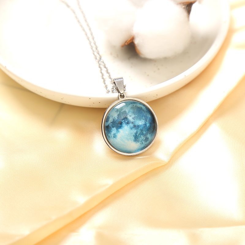 Glass sticker necklace with luminous texture, a popular DIY product, factory direct sales, irresistibly charming details Picture