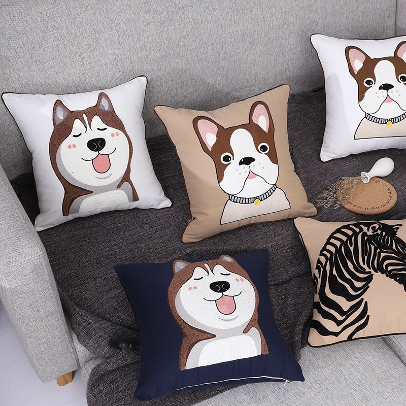 Cartoon series pillow cushion sofa, office chair back panel, bedside cushion