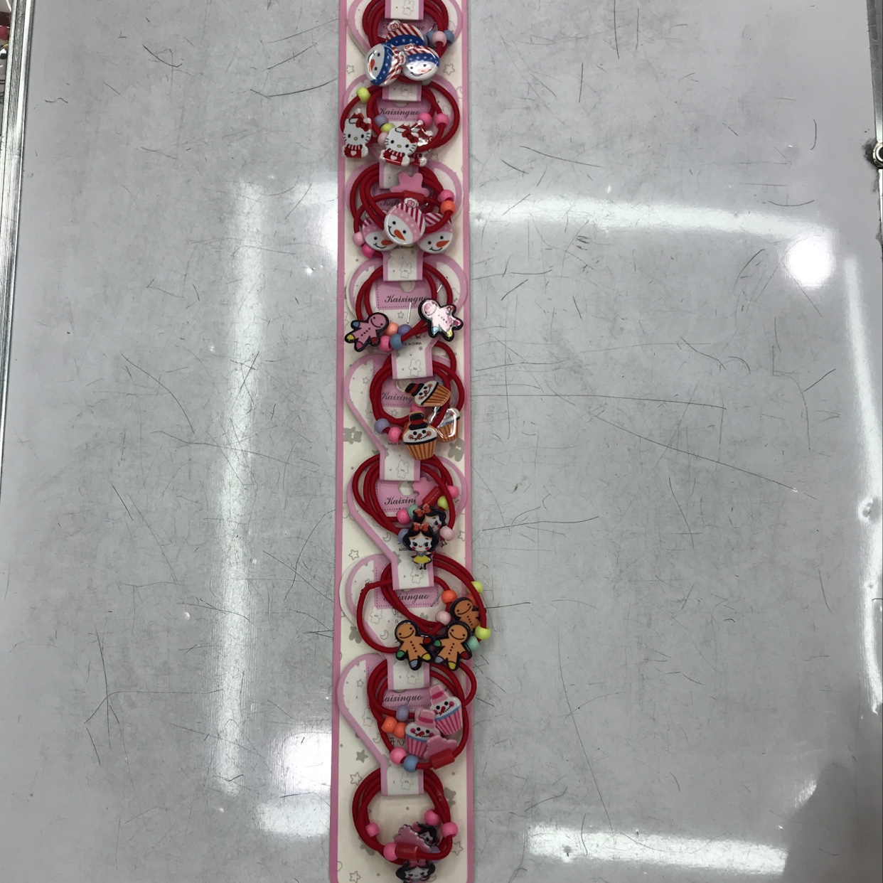 义乌发饰女头饰品混批發2元店地摊货源网红儿童卡通发圈发绳A122