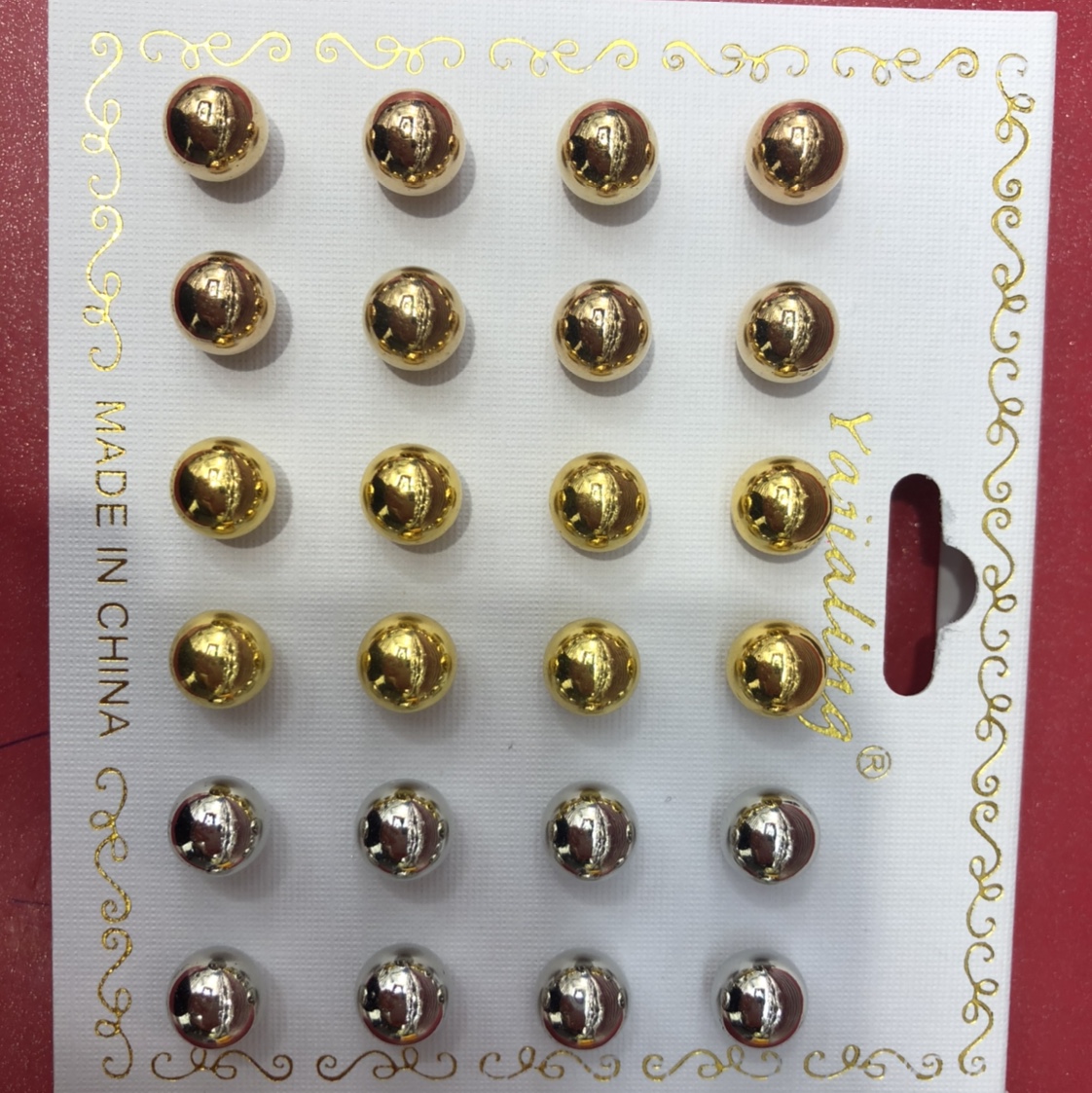 CCB stud earrings