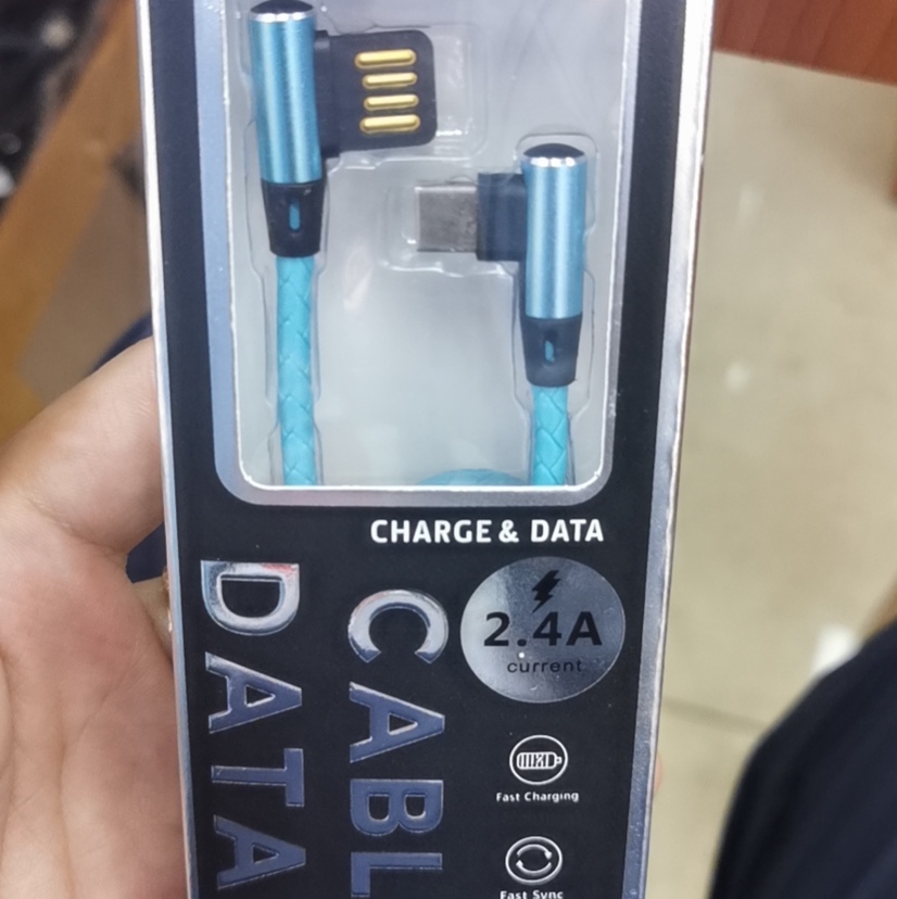 Double-curved Android charging cable Specification image