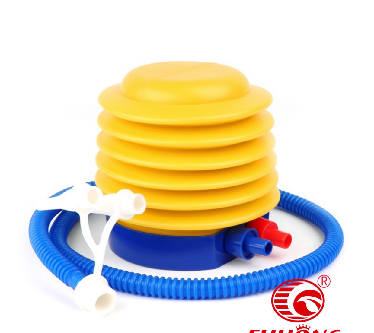 脚踩打气筒  便携救生圈儿童泳池5寸加厚大号家用气球充气泵。快捷方便！