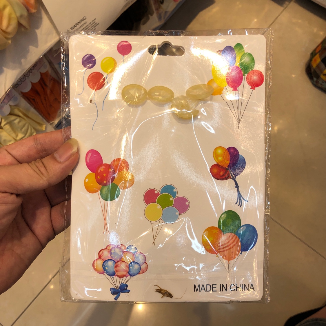 Sequined balloons in 5 packs, 1000 packs per piece details Picture