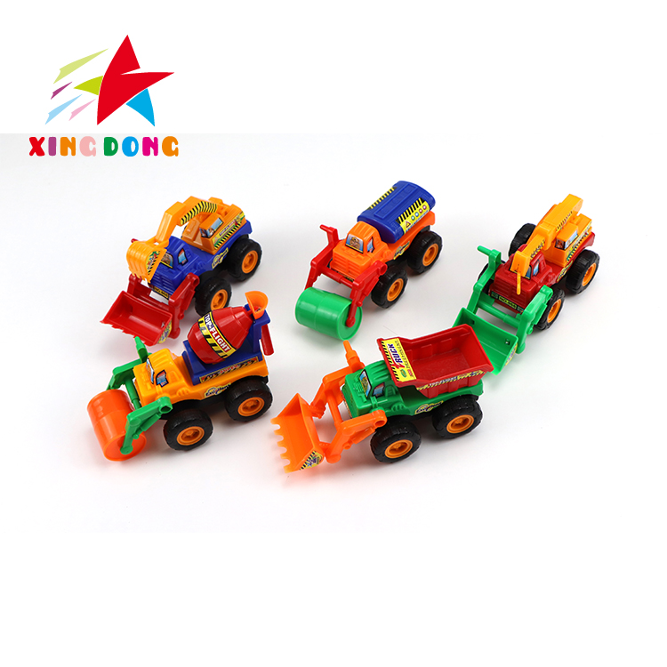 A variety of children's toy inertial engineering vehicles are mixed and assembled detail image 6