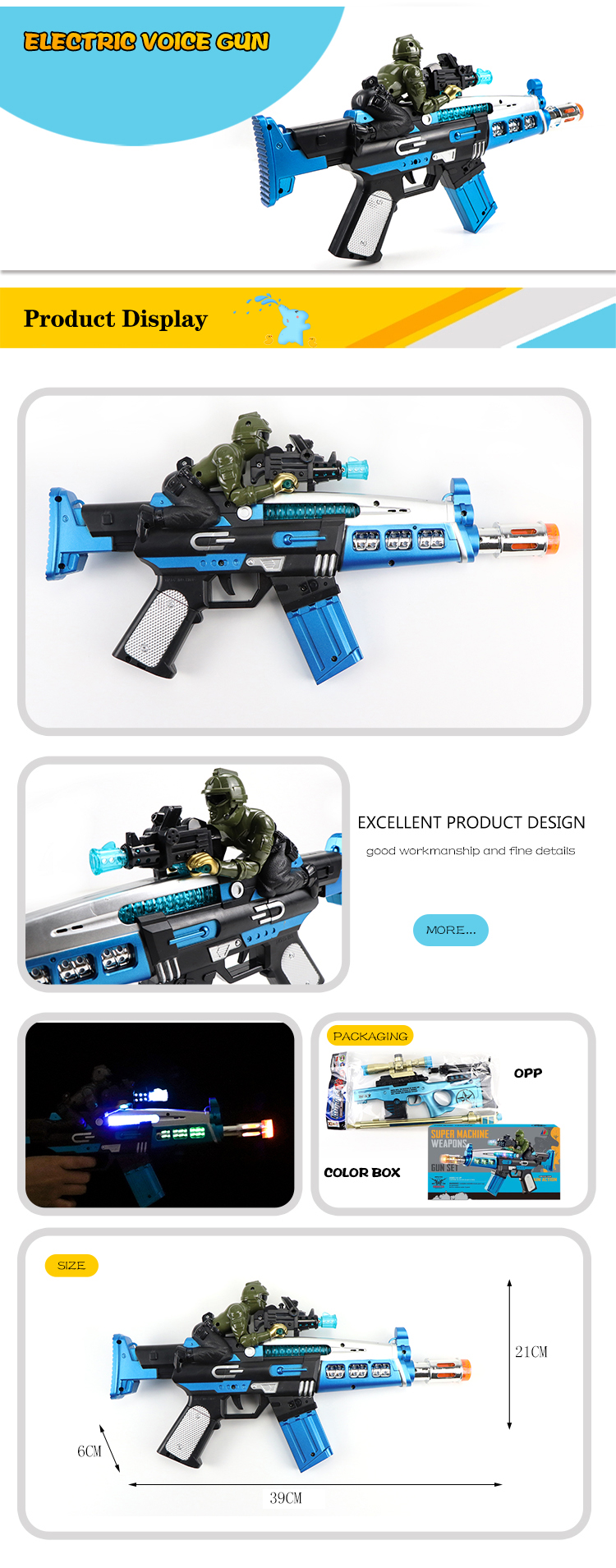 2020 new electric toy gun detail image 1
