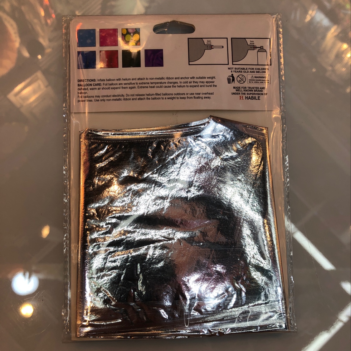 17-inch letter aluminum foil balloons, 1200 packs per piece, letters can be mixed details Picture