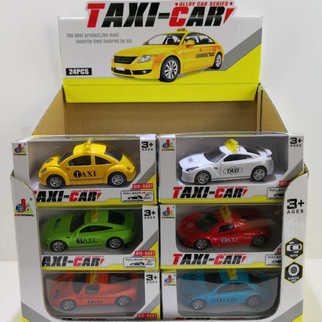 43 scale taxi alloy car