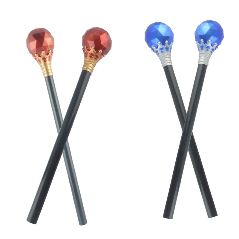 Party props, costume props, King's scepter, Princess, Prince's staff, gem scepter, red/blue Application Scenario
