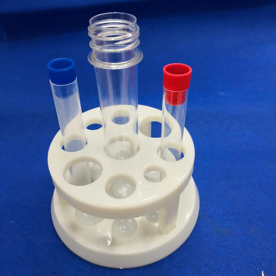 试管架塑料9孔试管架实验学校化工用品吸管架圆形试管园型