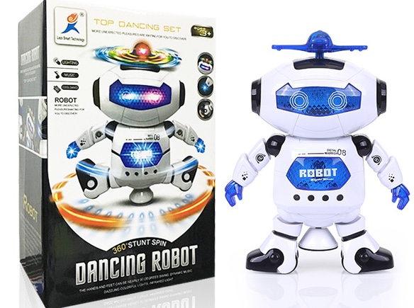 A cool functional robot with electric remote control and lights details Picture