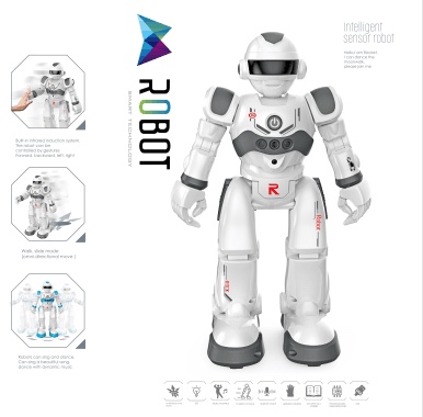 Electric remote-controlled induction robot agent cool functional robot