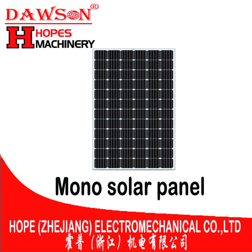 单晶光伏板 Mono solar panels