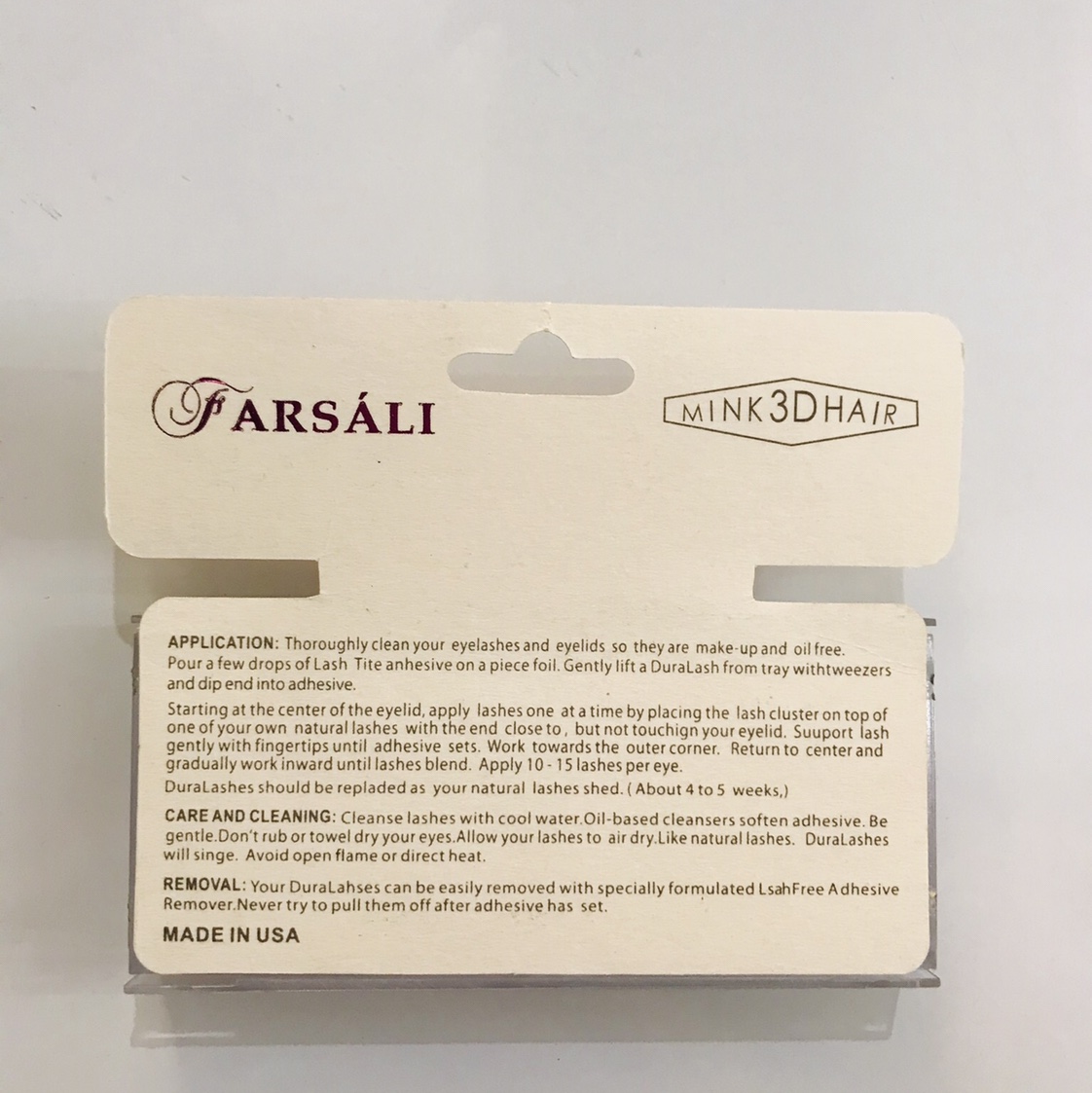 3D Pull-Out Box Eyelashes (Pair) details Picture