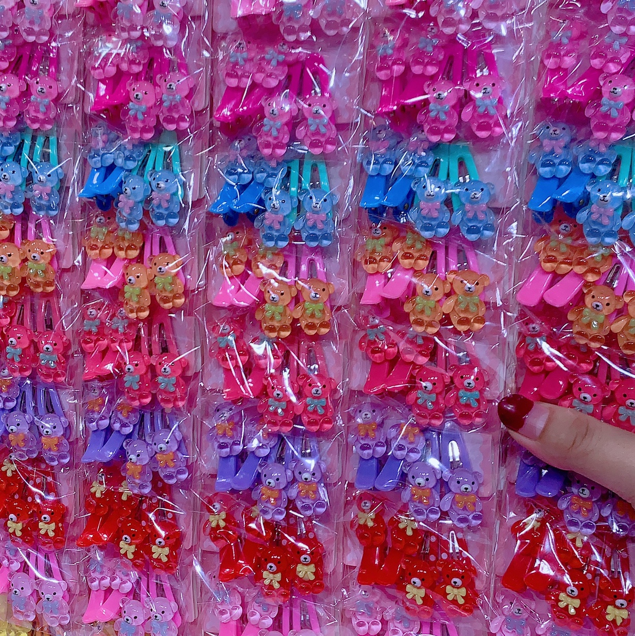 Children's jewelry accessories wholesale transparent four mixed jewelry accessories wholesale thumbnail