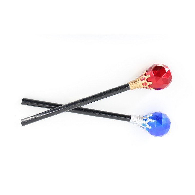 Party props, costume props, King's scepter, Princess, Prince's staff, gem scepter, red/blue Specification image