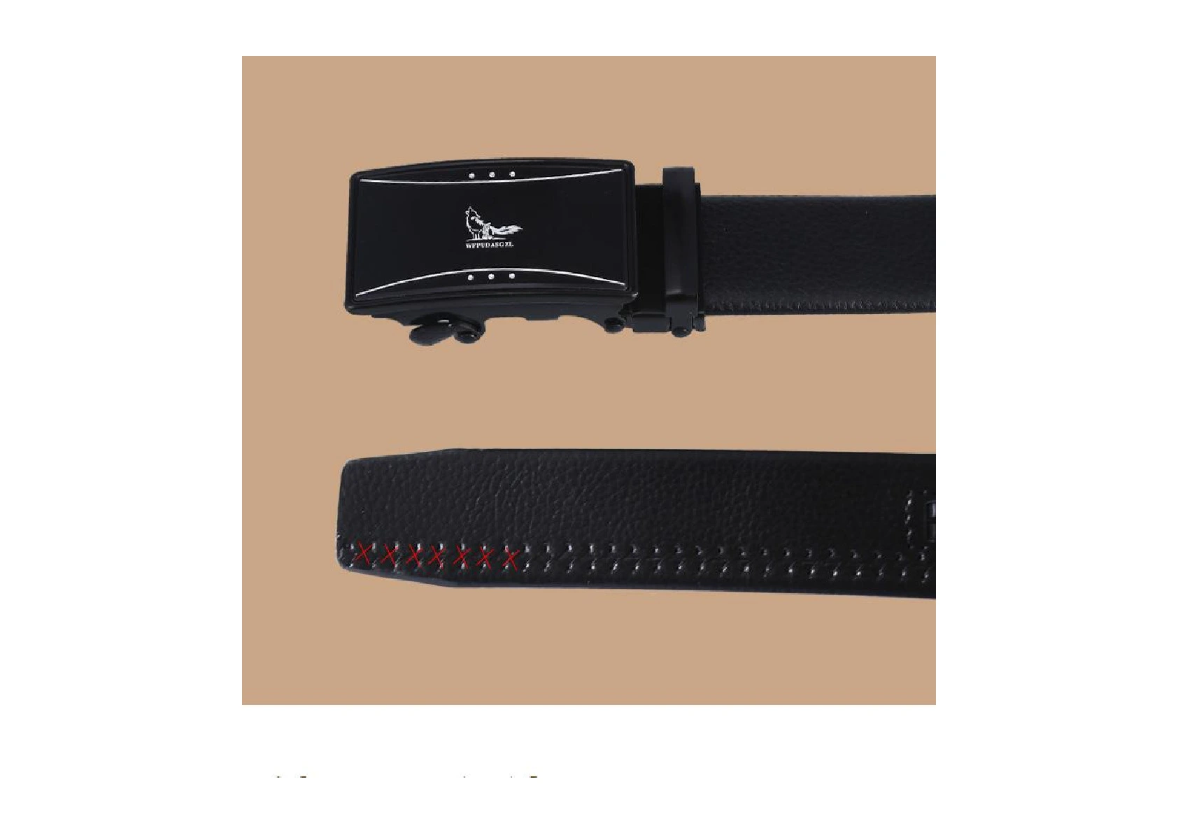 4CM automatic buckle business belt 2020 New style fashionable men's belt wholesale with gifts and promotional items in stock detail image 7