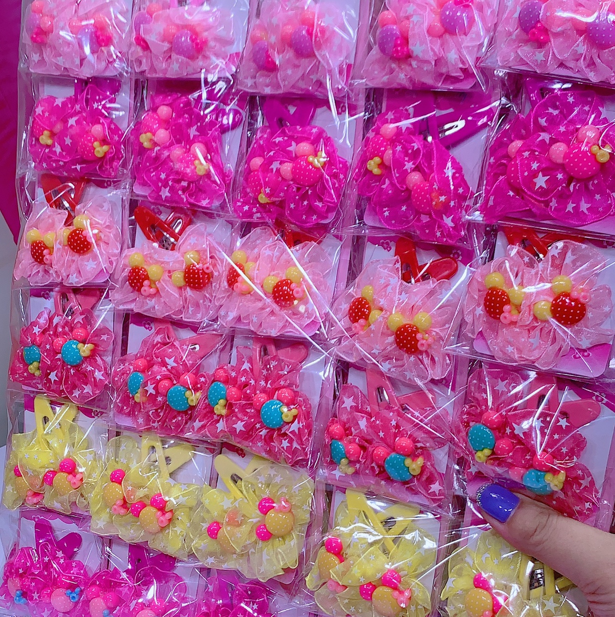Children's accessories wholesale Children's accessories wholesale six card yarn Bp clip thumbnail