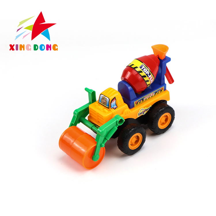A variety of children's toy inertial engineering vehicles are mixed and assembled detail image 1