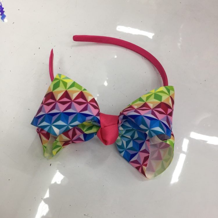 Hot European And American Bubble Flower 4Cm Children's Hair Buckle Rainbow Bulk Buckle Lbv055