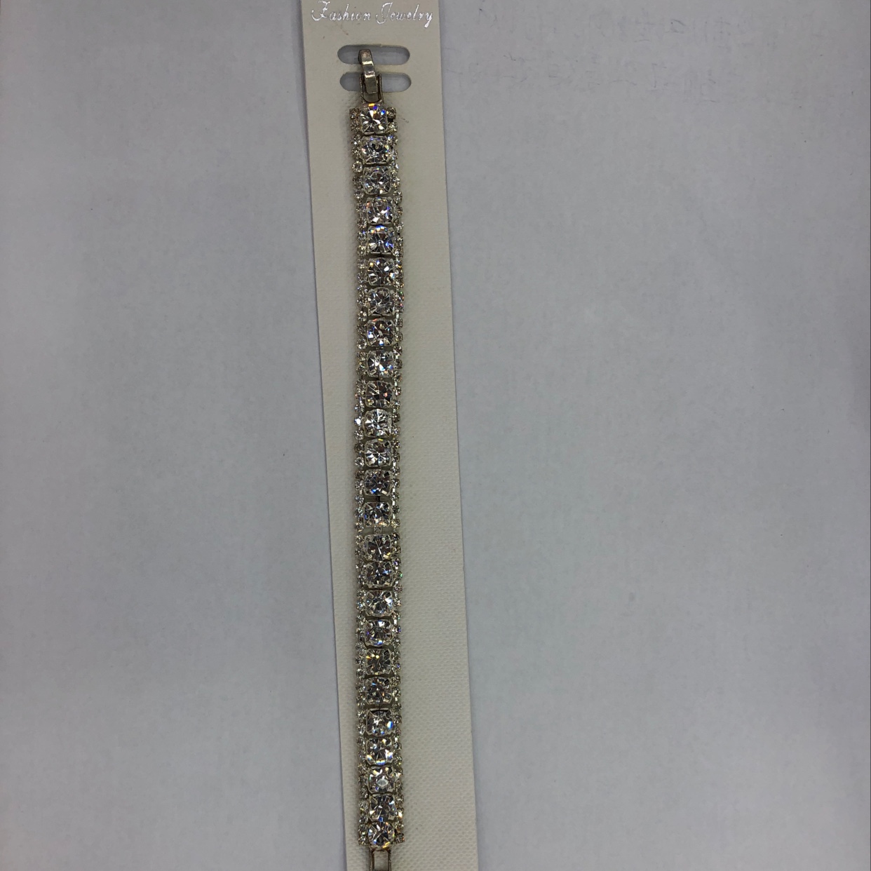 Brazed diamond bracelet