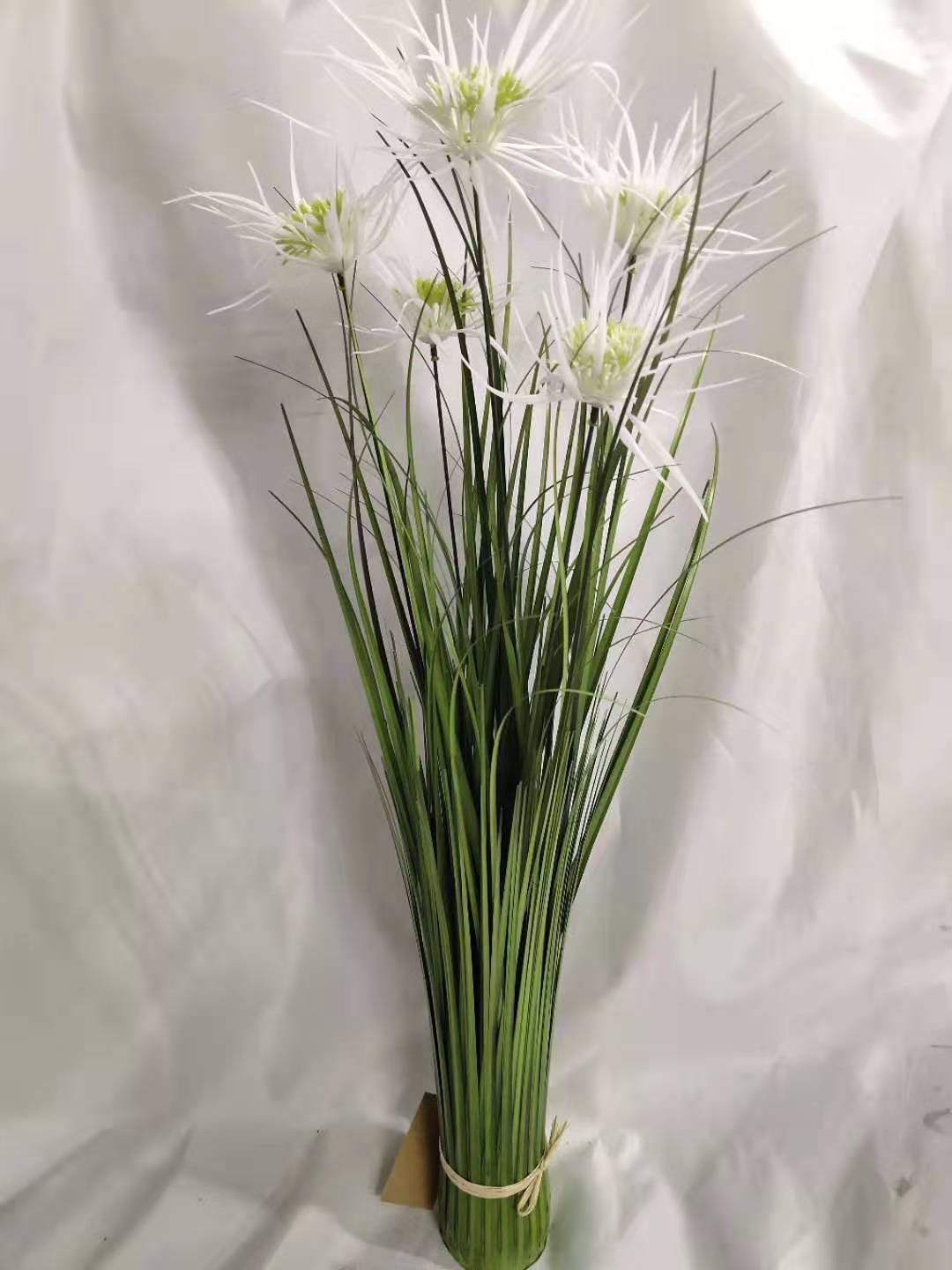 Three buckets of orchid grass