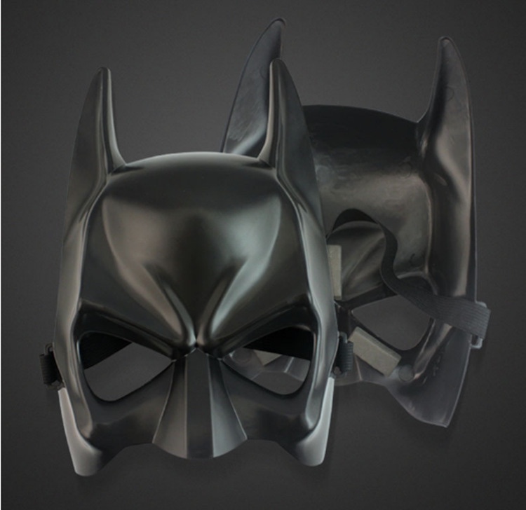 Half-face Batman masks, children and adults, anime masks, Halloween dance party masks Specification image