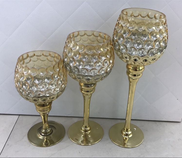 Glass candlestick undefined