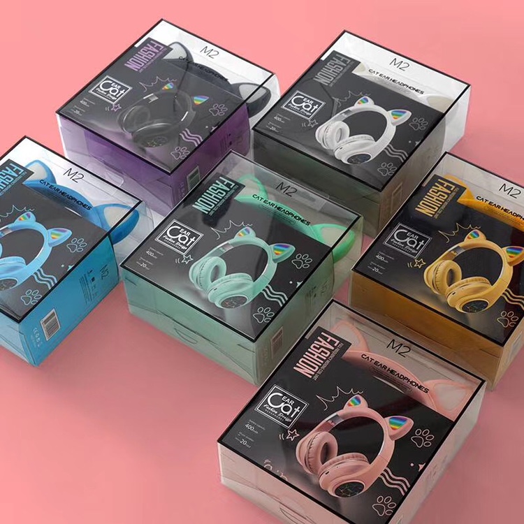 M2专利款 天使👼 萌宠
猫耳马卡龙 超高颜值 超好音质 舒适耳套 7彩渐变发光
多种图案选择/可定制图案
高档包装
三详情图6