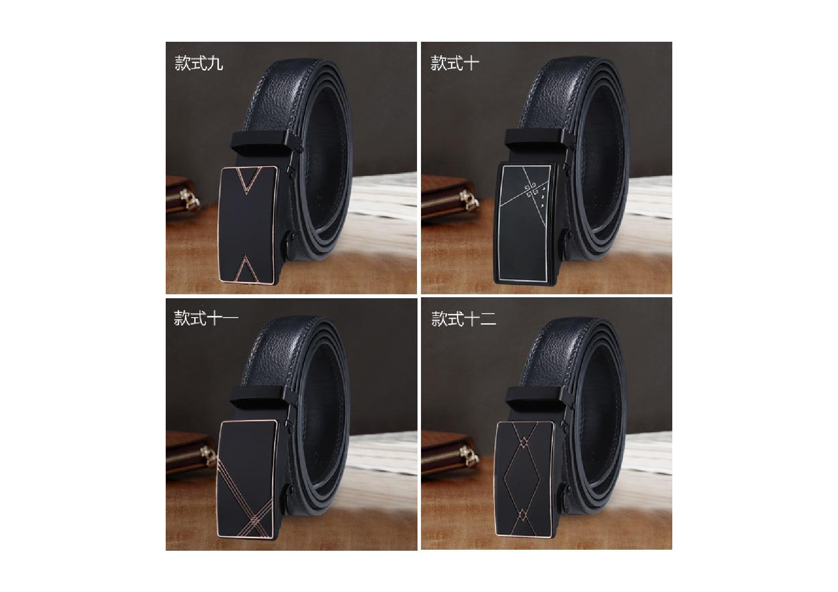 The manufacturer has a wide range of fashionable self-locking business belts in stock. The new popular young men's belt is available for one-piece delivery at the street stall detail image 5