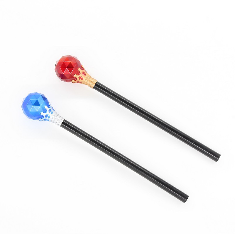 Party props, costume props, King's scepter, Princess, Prince's staff, gem scepter, red/blue details Picture