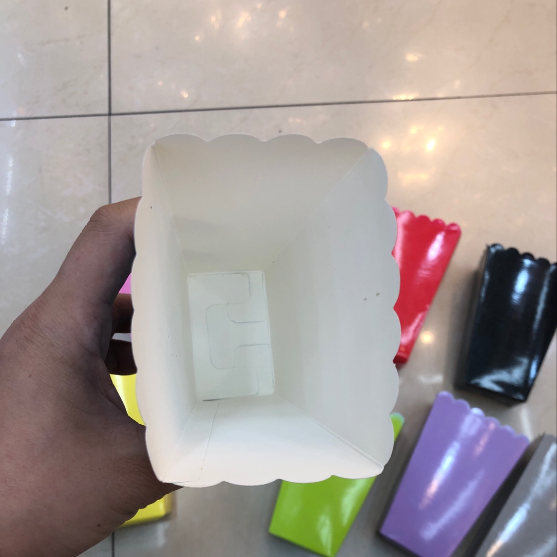 Single-color corn flower boxes, 10 per pack, 500 per piece Specification image