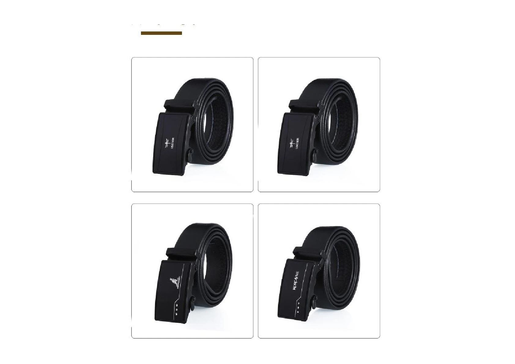 4CM automatic buckle business belt 2020 New style fashionable men's belt wholesale with gifts and promotional items in stock detail image 9