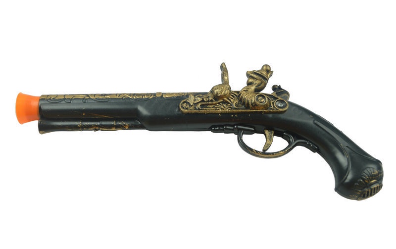 Cosplay Halloween plastic pirate props, plastic pirate accessories, dance party, plastic Pirates of the Caribbean gun toys undefined