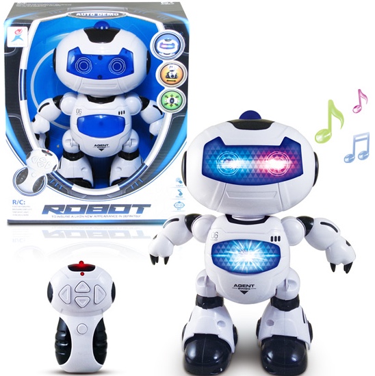 电动的遥控的机器人带音乐炫酷的功能性机器人图