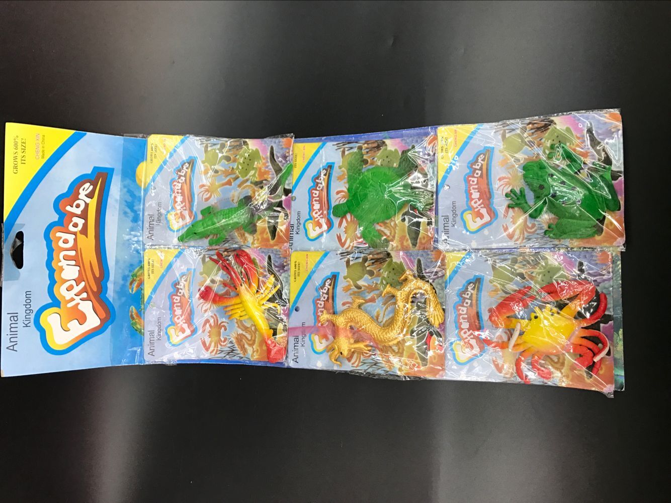 growing toy Large spray painted sea animal inflatable water absorbent toy bubble water toy thumbnail