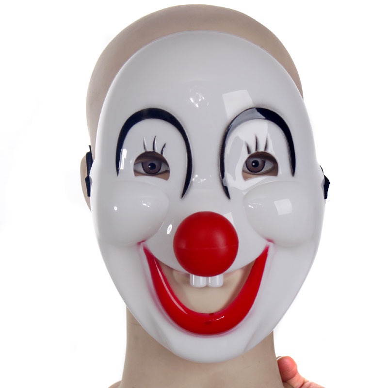 厂家直销 红鼻子小丑面具 万圣节化妆舞会面具小鬼装扮晚会道具详情图6